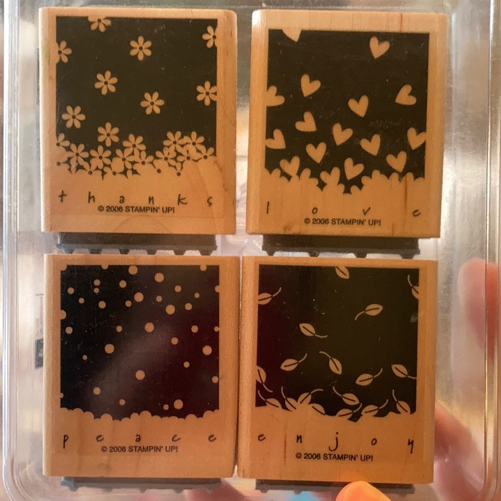 Stampin’ up 4 piece stamp set